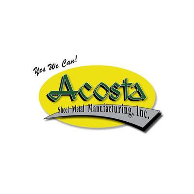 acosta sheet metal mfg co|acosta sheet metal san jose.